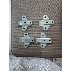 4 Vintage Metal Cabinet Door Hinges Small Gate Hardware Parts